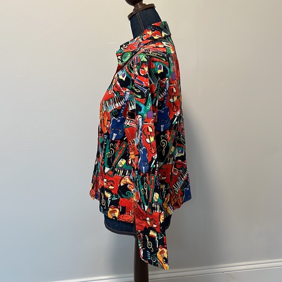 Take Two Clothing Co. vintage musical instrument jacket size small - Picture 5 of 7